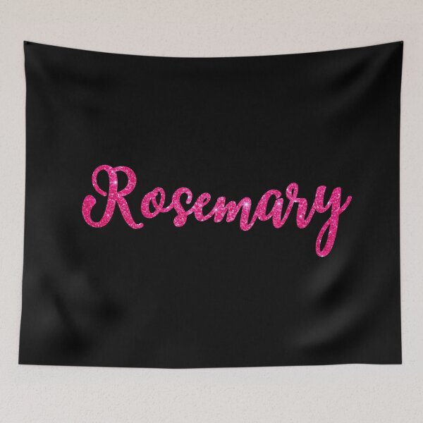 Item preview, Rosemary Hot Pink Sparkly Personalised Name Design designed and sold by CamilasPrints.