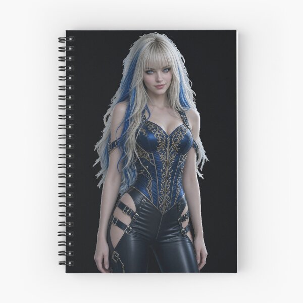Item preview, Cyber Arcane Mage Girl in Gold Filigree Corset designed and sold by EvolutionMerch.