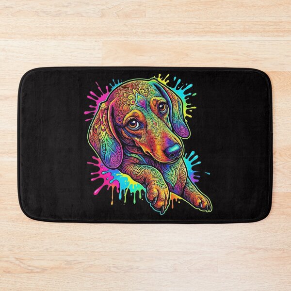 Item preview, Psychedelic Dachshund – Colorful Dog designed and sold by ROCK_WELL.