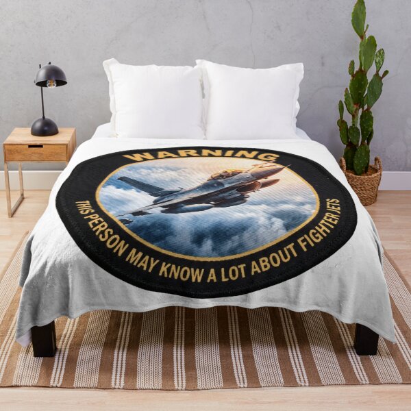 Item preview, Warning May Know A Lot About Fighter Jets Tactical Humor designed and sold by ArtDreams92.