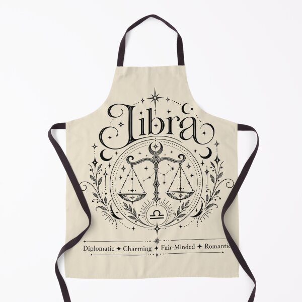 Item preview, Libra Zodiac Sign – Diplomatic Charming Celestial Scales Art designed and sold by MetaModel Editions.