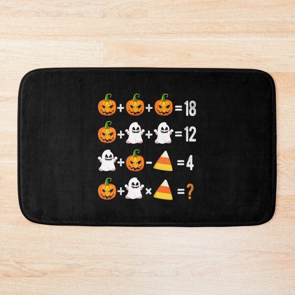 Artikelvorschau, Damen-Halloween-Shirt mit Kürbis-V-Ausschnitt und Mathe-Rechenregeln für Lehrerinnen entworfen und verkauft von ENGMUAADH.