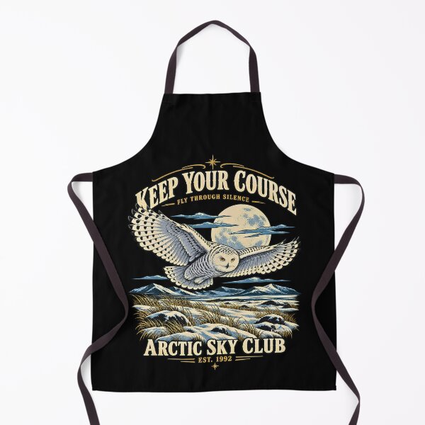 Artikelvorschau, Keep Your Course Snowy Owl entworfen und verkauft von EvergreenPark - Tee Studio.