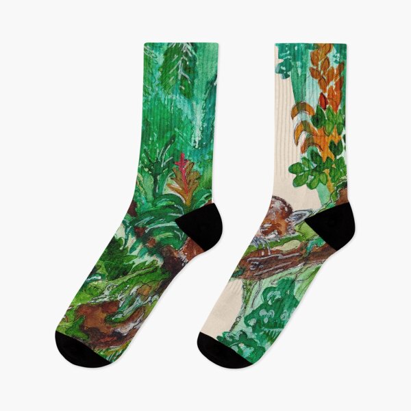 Item preview, Sleeping Red Panda on Tree Branch Watercolor designed and sold by DesseindImages.