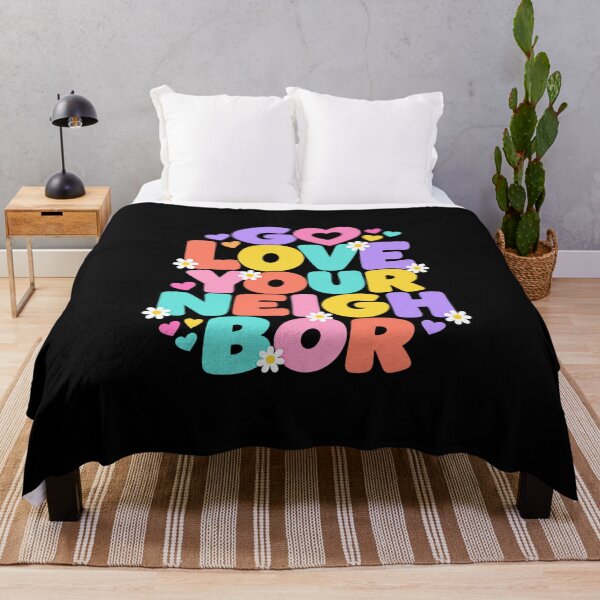Item preview, Go Love Your Neighbor – Colorful Community Kindness designed and sold by D-Islamic.