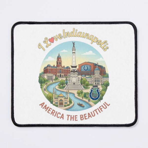 Item preview, Indianapolis, Indiana USA Travel Souvenir T-Shirt designed and sold by Illumine-World.