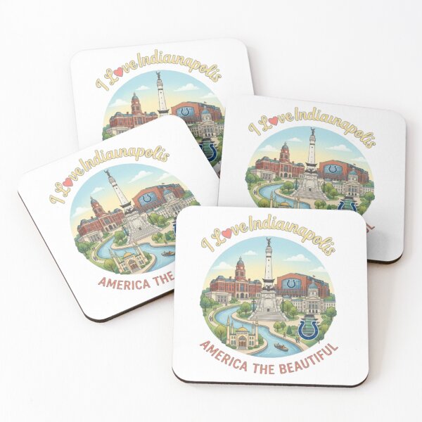 Item preview, Indianapolis, Indiana USA Travel Souvenir T-Shirt designed and sold by Illumine-World.