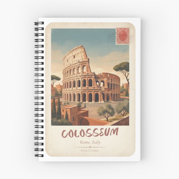 Item preview, Colosseum Vintage Travel Poster – Rome Italy designed and sold by DesignMaxa.