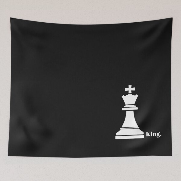 Item preview, King Chess Piece Minimalist Graphic Design designed and sold by PatternAndPawn.