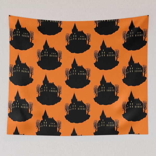Item preview, Creepy Mansion in Silhouette designed and sold by Azure Lion Productions.