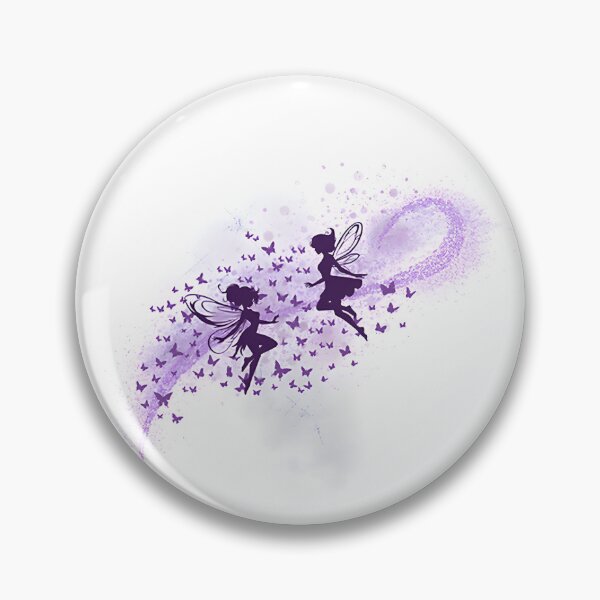 Item preview, Magical Purple Pixies Fantasy Illustration Design designed and sold by bob-101.