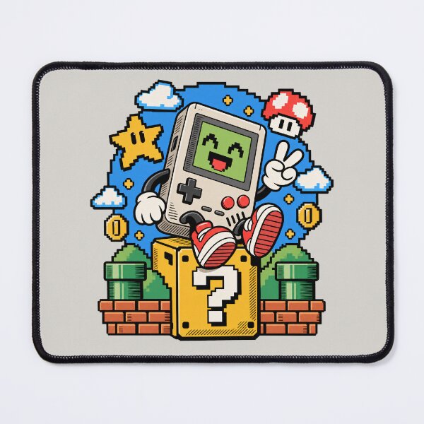 Item preview, Retro Gaming Question Block Console Art designed and sold by VictorinoArt.