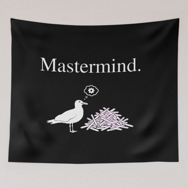 Item preview, Mastermind Funny Seagull French Fries Thief Graphic designed and sold by kanjxtan.