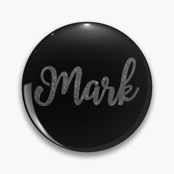 Item preview, Mark Gray Sparkly Custom Name Design designed and sold by CamilasPrints.