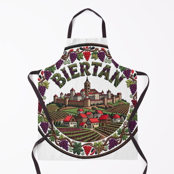 Item preview, Biertan Romania Fortified Church Vineyard Village Embroidered Patch Sticker designed and sold by Imaginarium of Chaos falcon88 .
