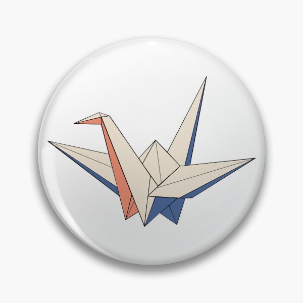 Item preview, Retro Tricolor Origami Crane designed and sold by BlueBerry45.