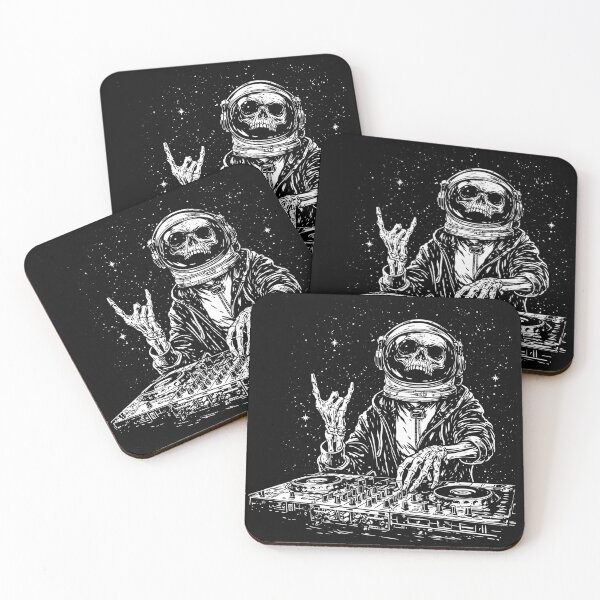 Item preview, Skeleton Astronaut DJ designed and sold by folskullyz.