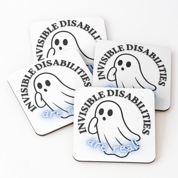 Item preview, Invisible Disabilities are Real! - blue designed and sold by Sershni.