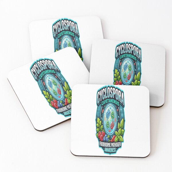 Item preview, Cyclospora Cayetanensis Foodborne Pathogen Awareness designed and sold by CatLovers Studio.