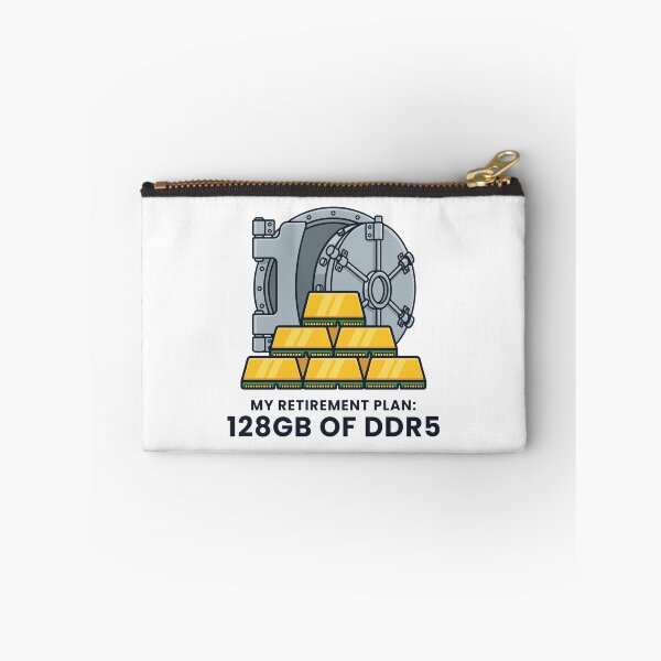 Item preview, My Retirement Plan 128GB of DDR5 - Funny RAM Prices Gold Bars Vault for PC Builders designed and sold by abdoali102.