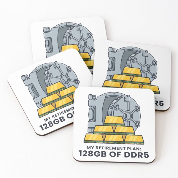Item preview, My Retirement Plan 128GB of DDR5 - Funny RAM Prices Gold Bars Vault for PC Builders designed and sold by abdoali102.