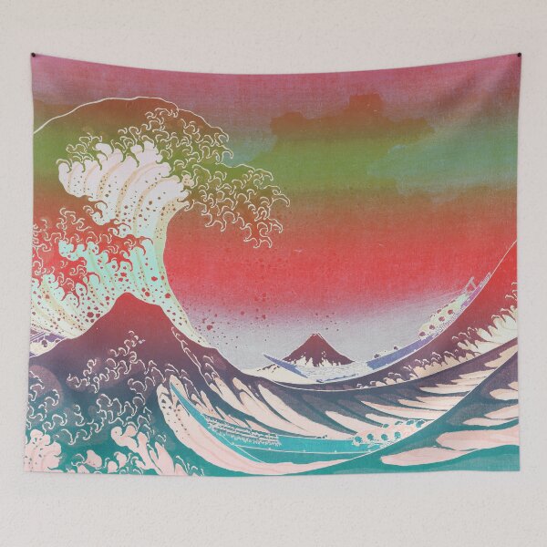 Item preview, The great wave off kanagawa designed and sold by helengarvey.