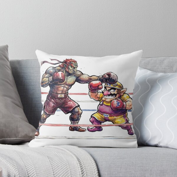Item preview, Ganondorf and Wario in a boxing ring sparing. designed and sold by gorillazone_co.