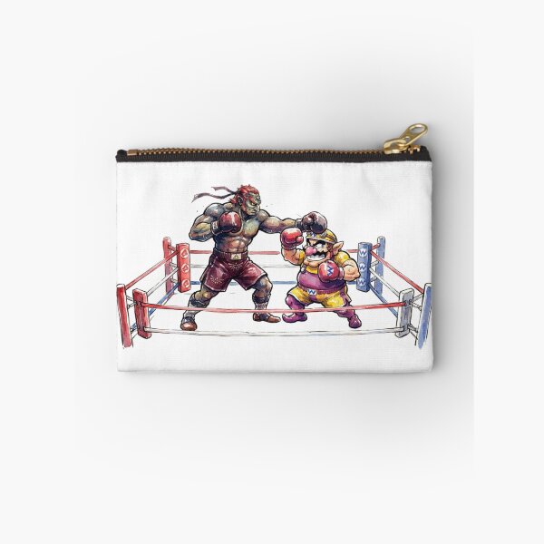Item preview, Ganondorf and Wario in a boxing ring sparing. designed and sold by gorillazone_co.