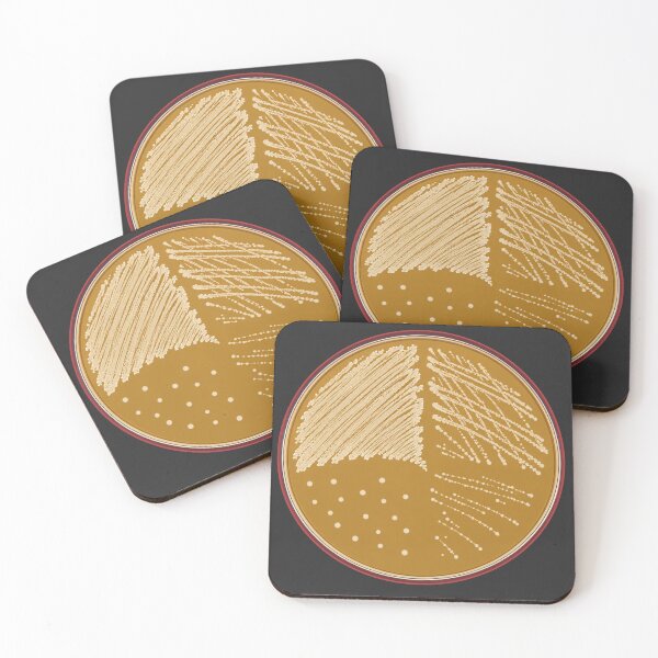 Item preview, Streak Plate – Microbiology Culture Coaster designed and sold by astersgraphics.