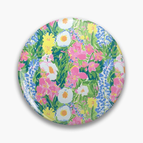 Item preview, Wild flowers field in preppy colors designed and sold by SophieClimaArt.