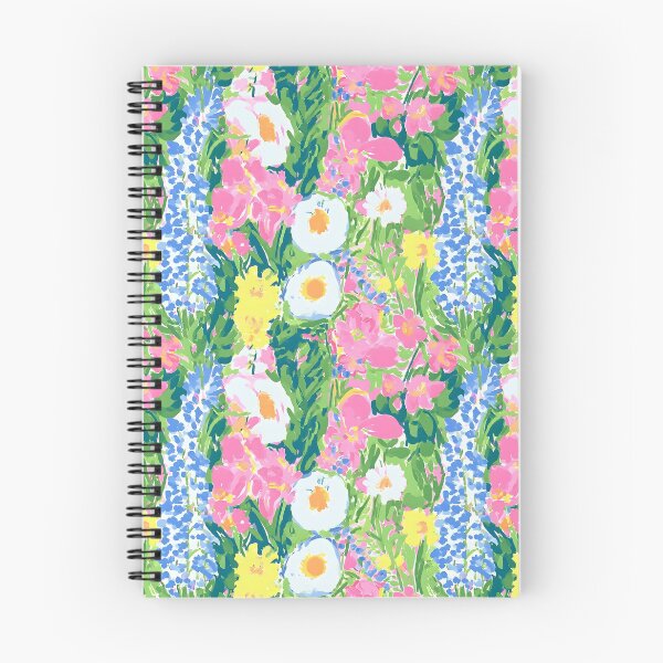 Item preview, Wild flowers field in preppy colors designed and sold by SophieClimaArt.