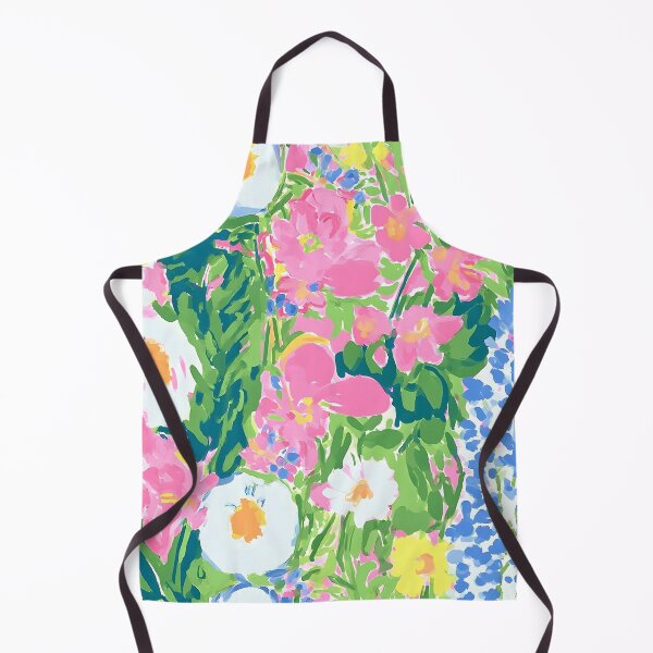 Item preview, Wild flowers field in preppy colors designed and sold by SophieClimaArt.