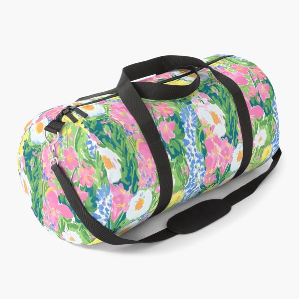 Item preview, Wild flowers field in preppy colors designed and sold by SophieClimaArt.