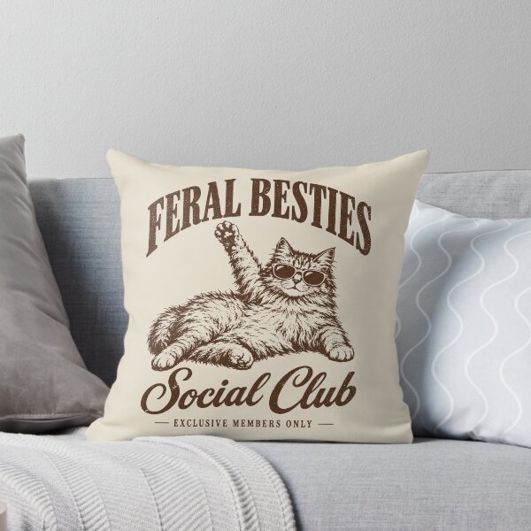 Item preview, Feral Besties Funny Cat Best Friend Girl BFF Matching  designed and sold by Y-Vibes.