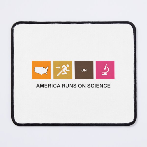 Item preview, America Runs on Science Inspirational Educational Design designed and sold by Mohamed Naeem.
