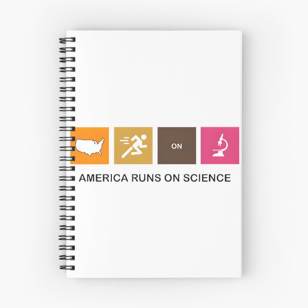 Item preview, America Runs on Science Inspirational Educational Design designed and sold by Mohamed Naeem.