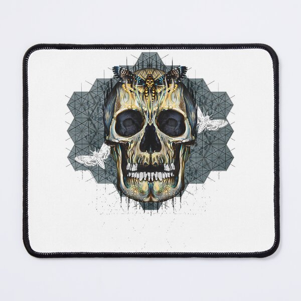 Item preview, Deathshead Skull Engulfed in Flames Dark Gothic Art Design designed and sold by Paritosh Sharma.