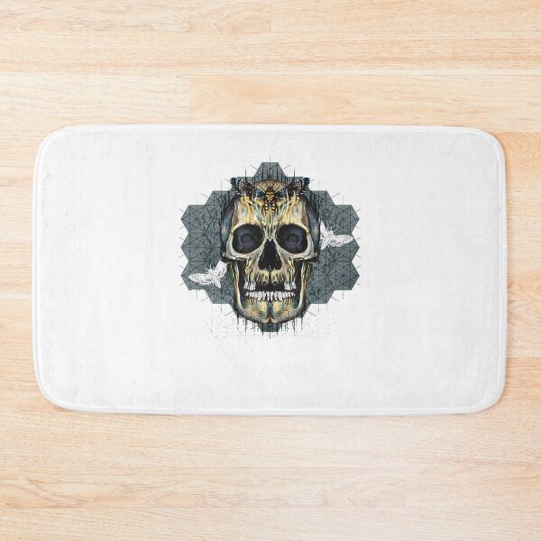 Item preview, Deathshead Skull Engulfed in Flames Dark Gothic Art Design designed and sold by Paritosh Sharma.