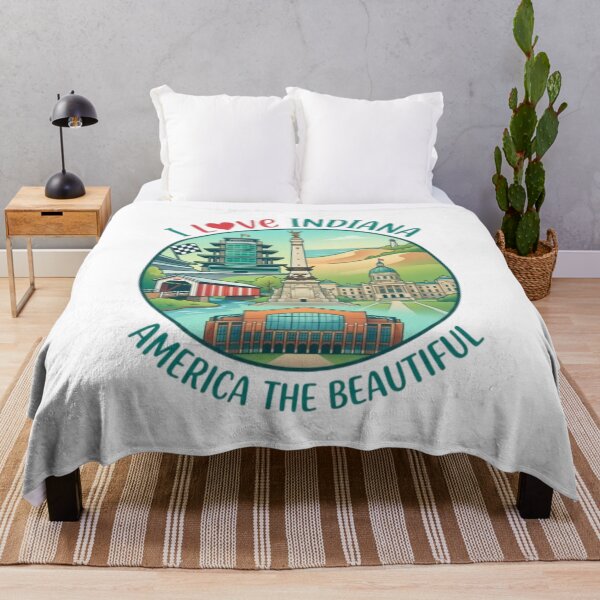 Artikelvorschau, Indiana USA Reise-Souvenir-T-Shirt – Indiana-Staatsurlaubsdesign entworfen und verkauft von Illumine-World.