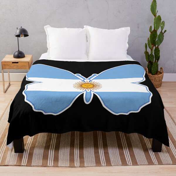 Item preview, Butterfly Flag of Argentina designed and sold by wickedcartoons.