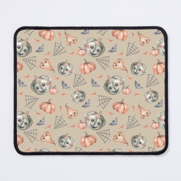 Item preview, Halloween Seamless Pattern with Pumpkins, Bats and Spider Webs designed and sold by White Rabbit Design .
