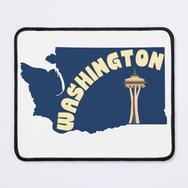 Artikelvorschau, Karte von Washington | Umriss des Bundesstaates Washington | USA-Karte (Kunst) entworfen und verkauft von 22k Lab Studio.