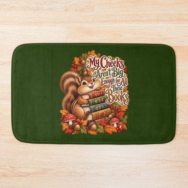 Item preview, My Cheeks Aren’t Big Enough for All These Books – Cute Chipmunk Reader designed and sold by TLSDesigns.