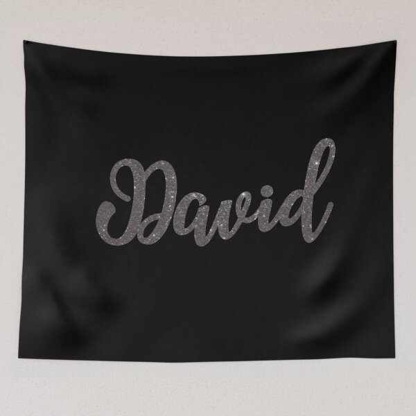 Item preview, David Gray Sparkly Custom Name Design designed and sold by CamilasPrints.