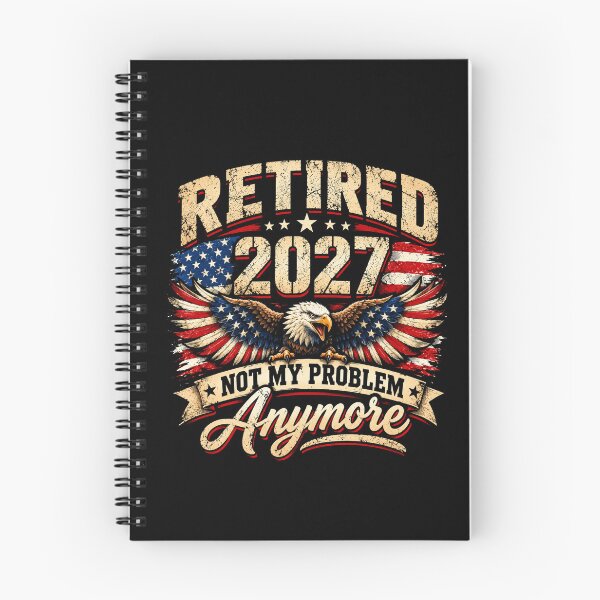 Item preview, Retired 2027 Not My Problem Anymore American Flag Patriotic Retirement Humor designed and sold by 76Valeria.