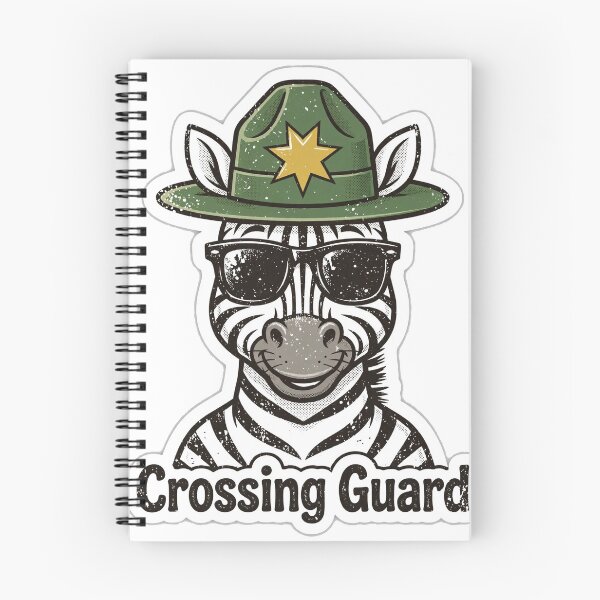 Item preview, Crossing Guard Funny Zebra Deputy Design designed and sold by Wild Shades.