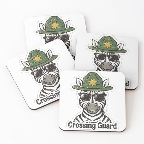 Item preview, Diseño divertido de agente de policía de cruce de cebras designed and sold by Wild Shades.