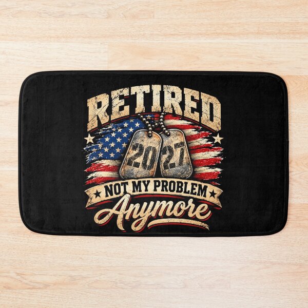 Item preview, Retired 2027 Not My Problem Anymore American Flag Patriotic Retirement Humor designed and sold by 76Valeria.