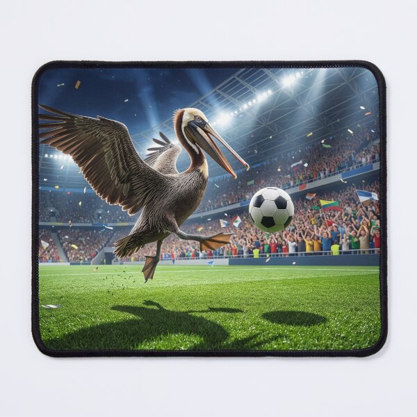 Item preview, Brown Pelican Wows Soccer Fans Worldwide designed and sold by Tridentulus.