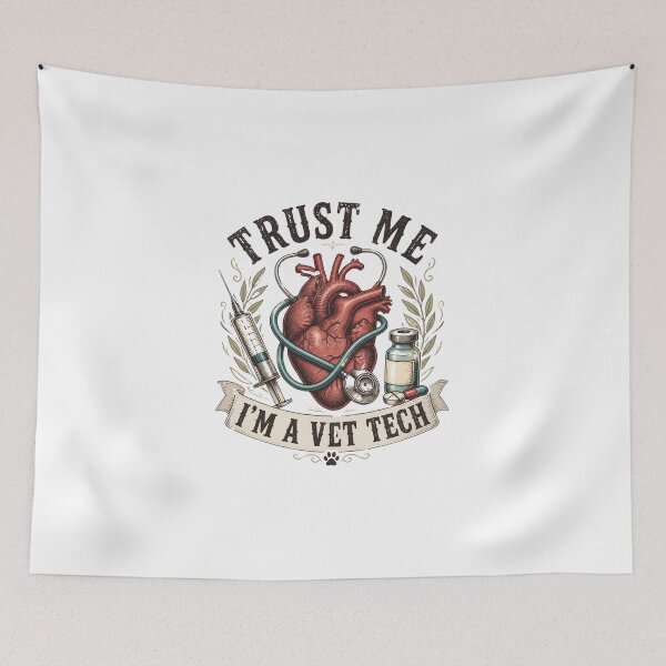 Item preview, Trust Me I'm A Vet Tech Grunge Veterinary Technician designed and sold by Créative touche .